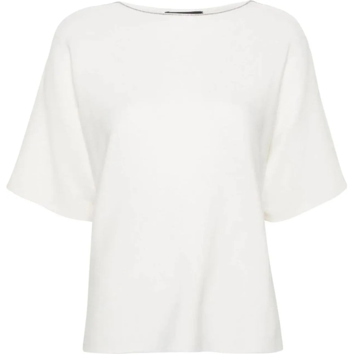 Tシャツ・カットソー Fabiana Filippi Relaxed-Fit Cotton T-Shirt Fabiana Filippi logo-print Cotton T-shirt | Purple | FARFETCH JO