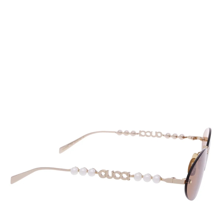 Gucci GG1922S-003 Gold-Gold-Brown | Sunglasses