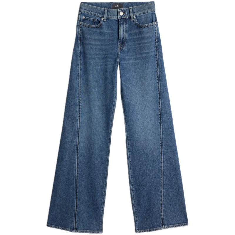 Seven for all Mankind Ausgestellte Jeans jeans twisted lotta met studs blau
