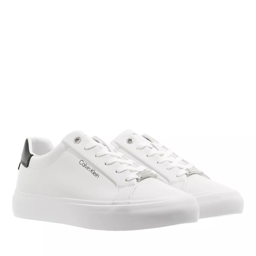 Calvin Klein Vulc Lace Up - Lth White/Black Low-Top Sneaker