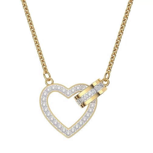 Swarovski Lovely Heart Gold-tone plated Kurze Halskette