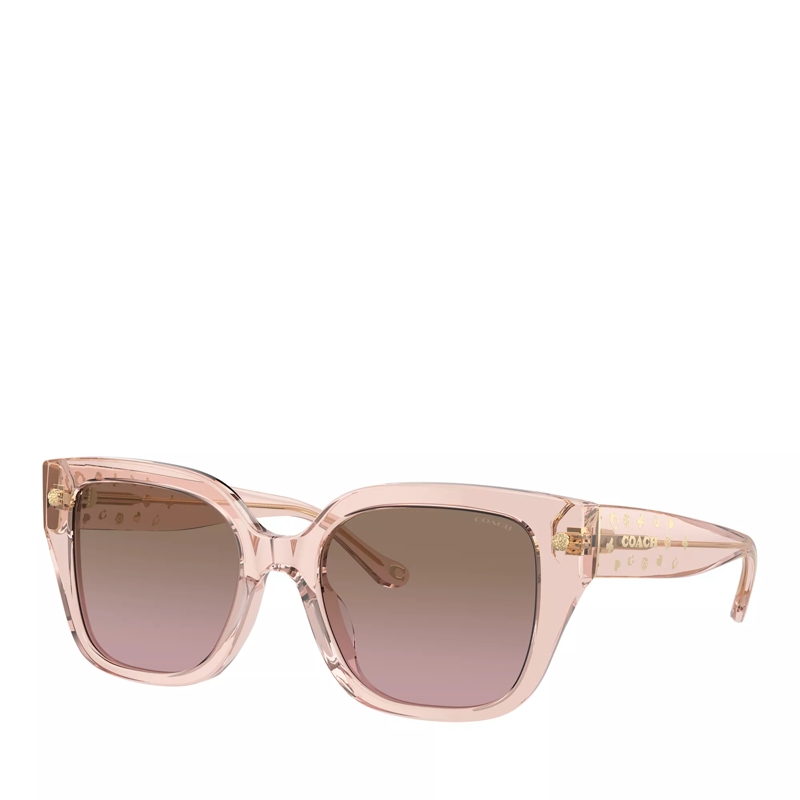 Coach Sonnenbrille 0HC8392U 53 566814 Transparent Dusty Rose