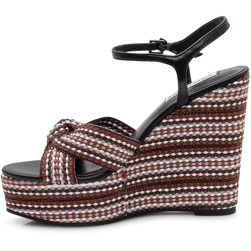 Steve Madden Slides Sandali con Zeppa e Fasce Incrociate braun(Image 4)