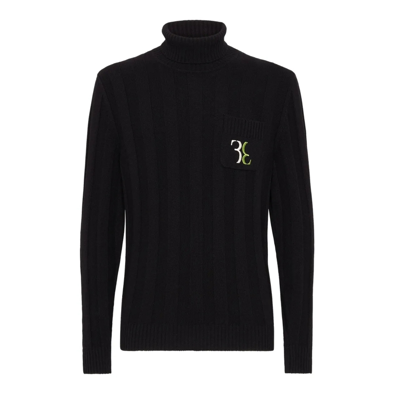 BILLIONAIRE  Rollkragenpullover Double B schwarz