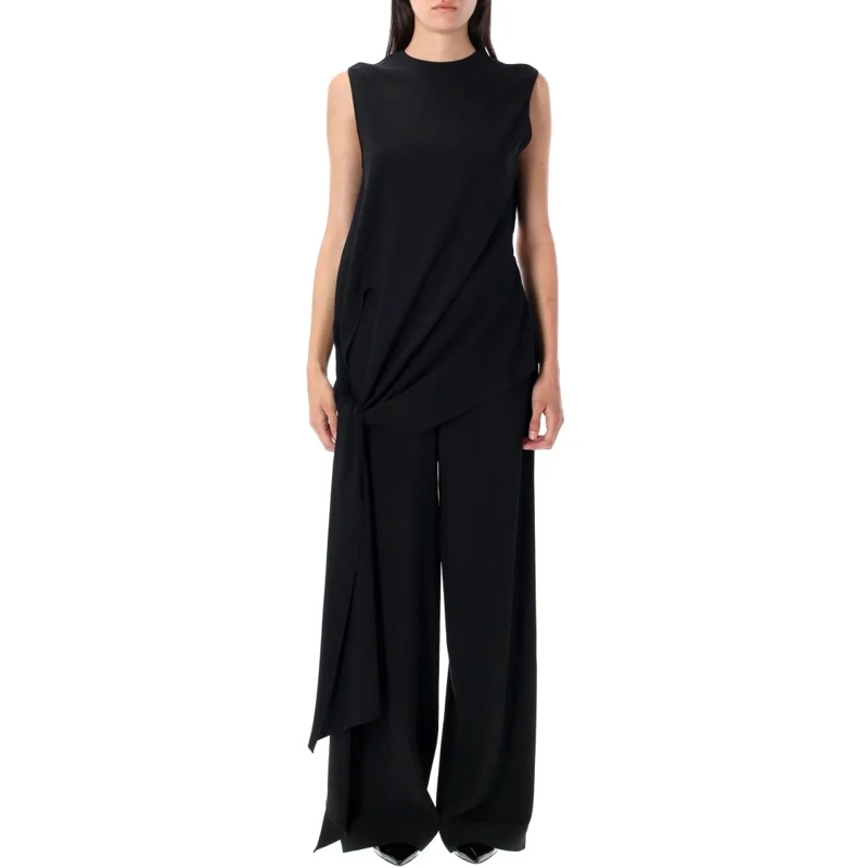 Alaia Jumpsuit Cady Tie Jumpsuit Black