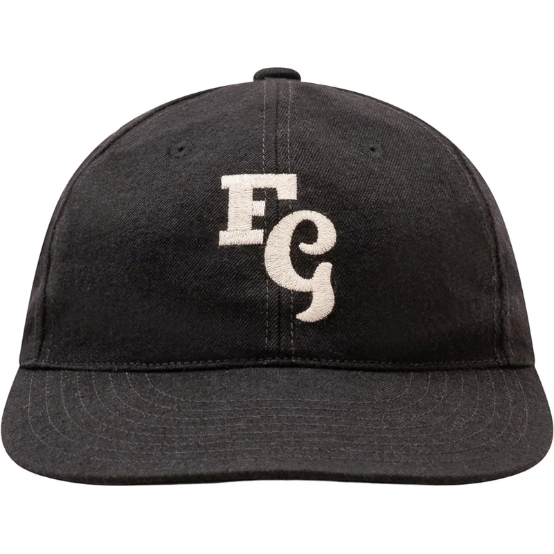 FEAR OF GOD  Cappello Baseball con Logo Ricamato dunkelgrau