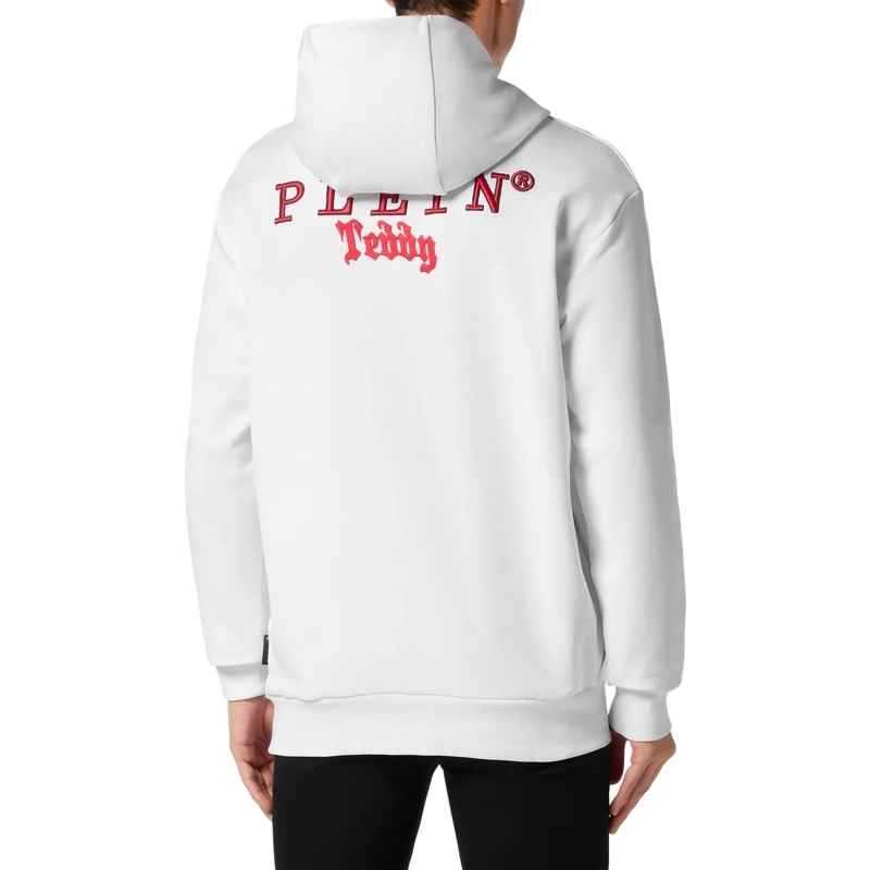 Philipp Plein Top Hoodie Teddy weiss(Image 2)
