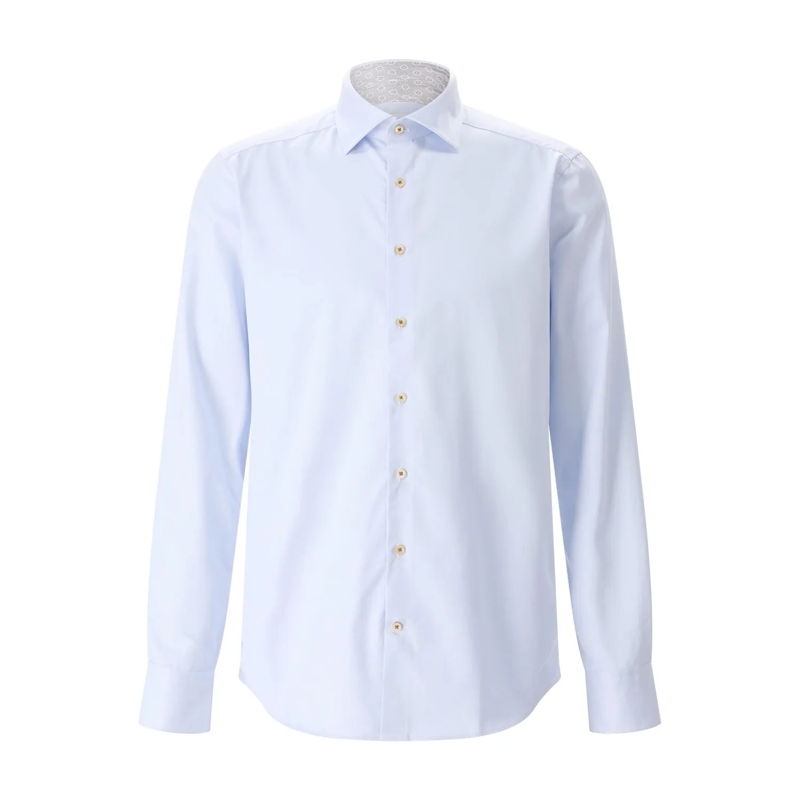 STENSTRÖMS Overhemd Slimline Hemd Hellblau