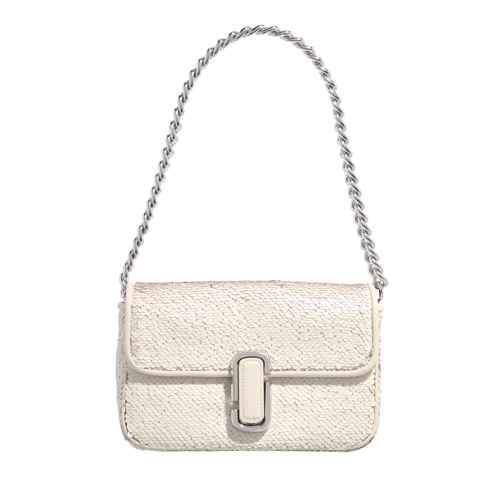 Marc Jacobs Borse Tracolla The J-Marc Shoulder Bag  Cream Silver Borsa a tracolla