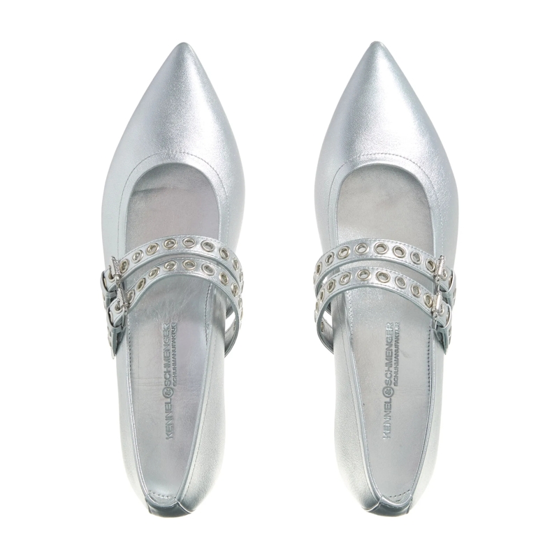 Kennel & Schmenger Ballerinas Greta Silver(Image 6)