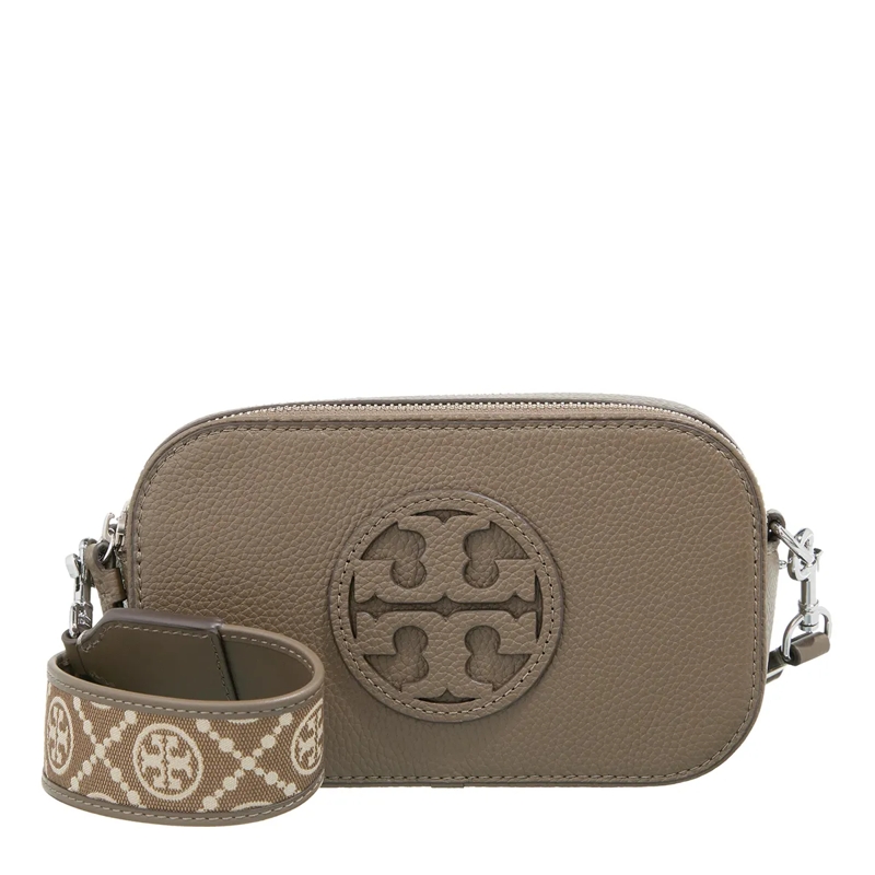 Tory Burch Camera Bag Miller Mini Crossbody Bag Wild Mushroom