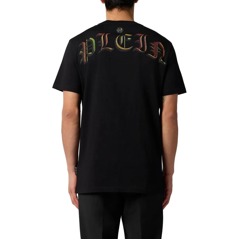 Philipp Plein T-Shirt Round Neck T-Shirt Snake King Stones schwarz(Image 3)