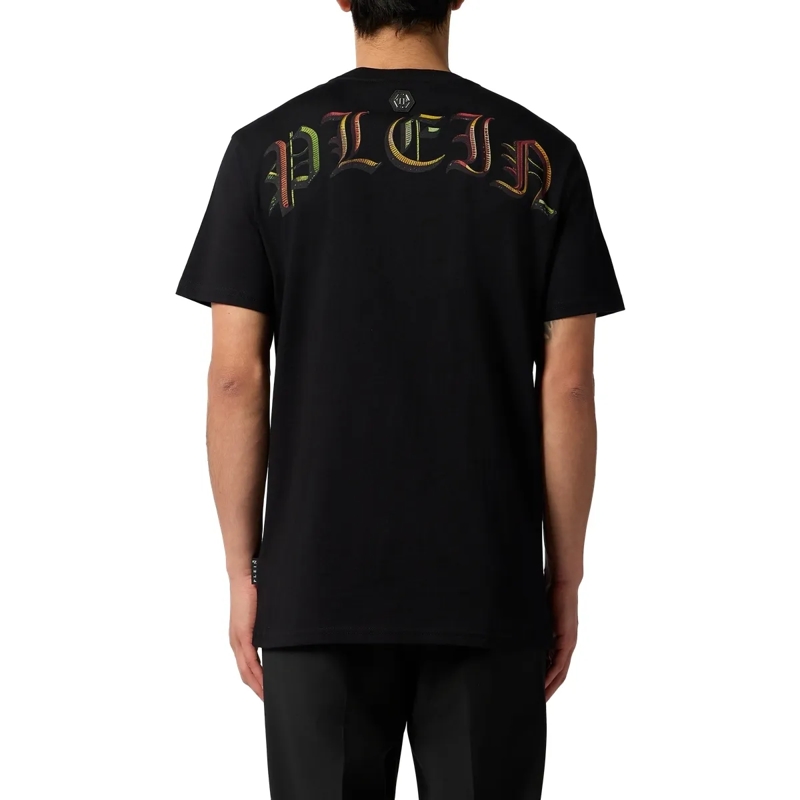 Philipp Plein T-Shirt Round Neck T-Shirt Snake King Stones schwarz(Image 2)