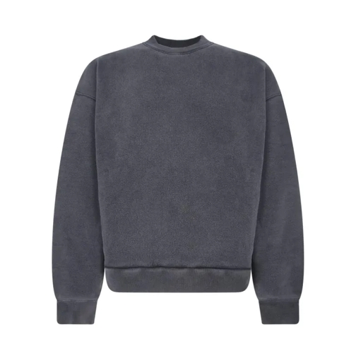 Axel Arigato Black Fleece Fabric Crewneck Sweatshirt Black 