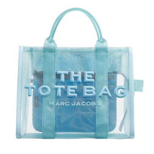 Marc Jacobs The Mesh Tote Bag Medium Blue Rymlig shoppingväska