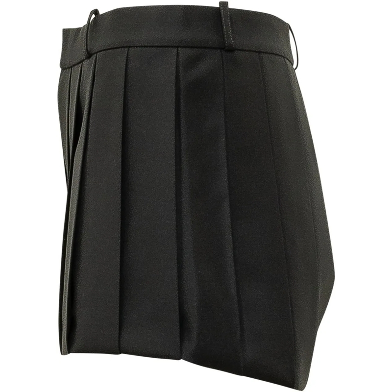 Coperni Shorts Shorts a Pieghe con Vita Alta schwarz(Image 3)
