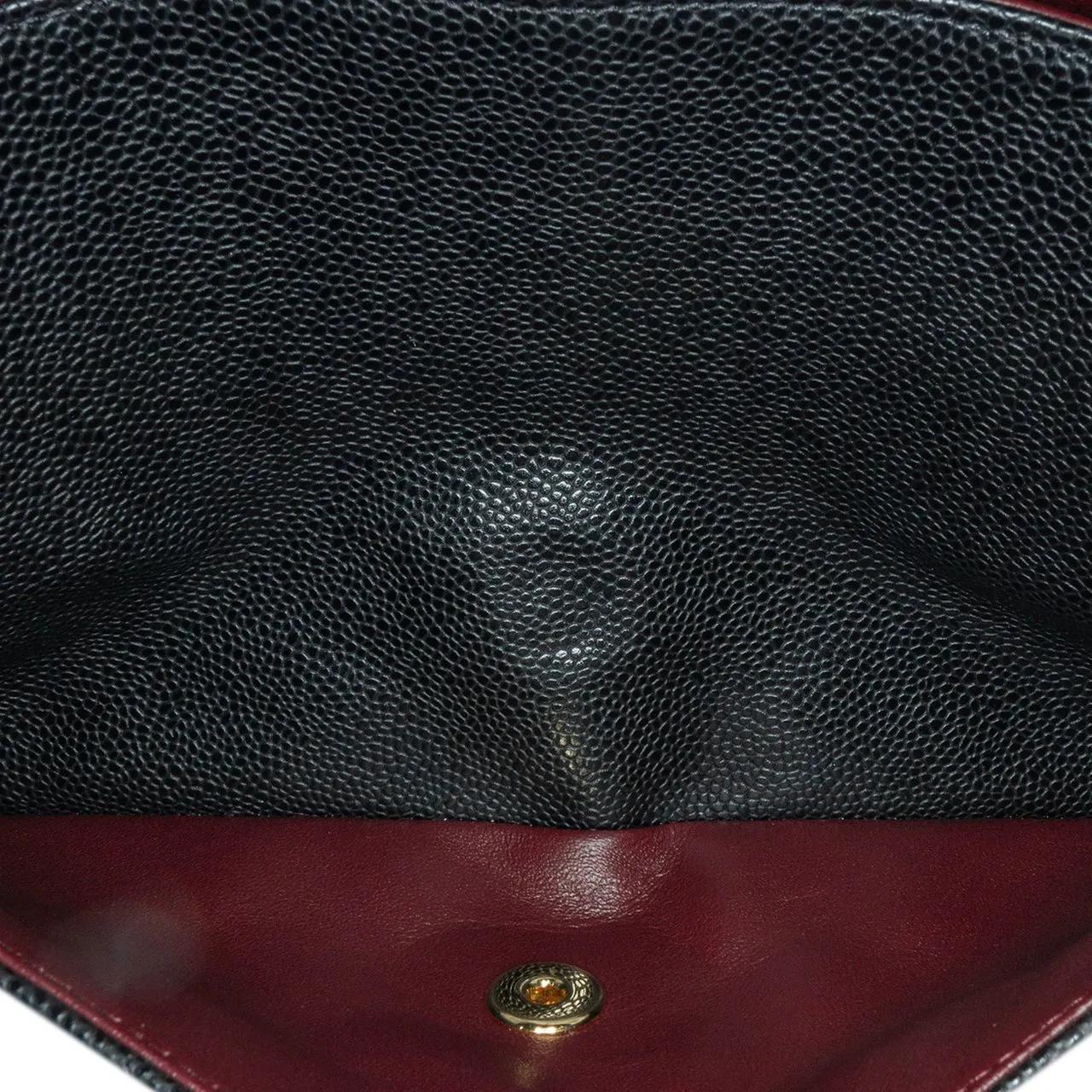 Chanel Hobo bags 2013-2014 Jumbo Classic Caviar Double Flap in zwart