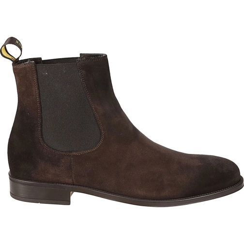 Doucal's Low-Top Sneaker Point Chelsea Boots Brown schwarz