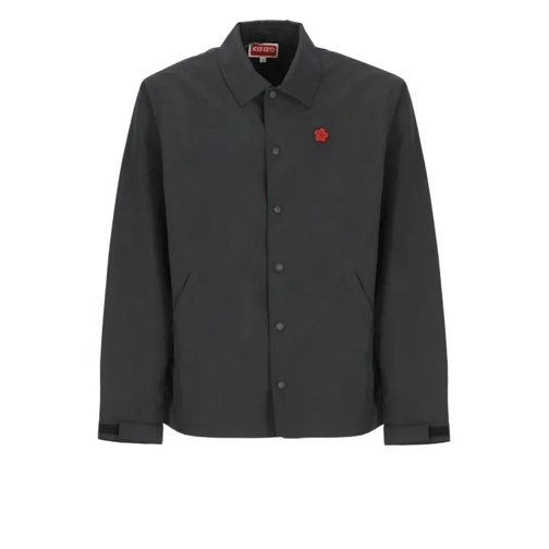 Kenzo Black Tech Fabric Shirt Black 