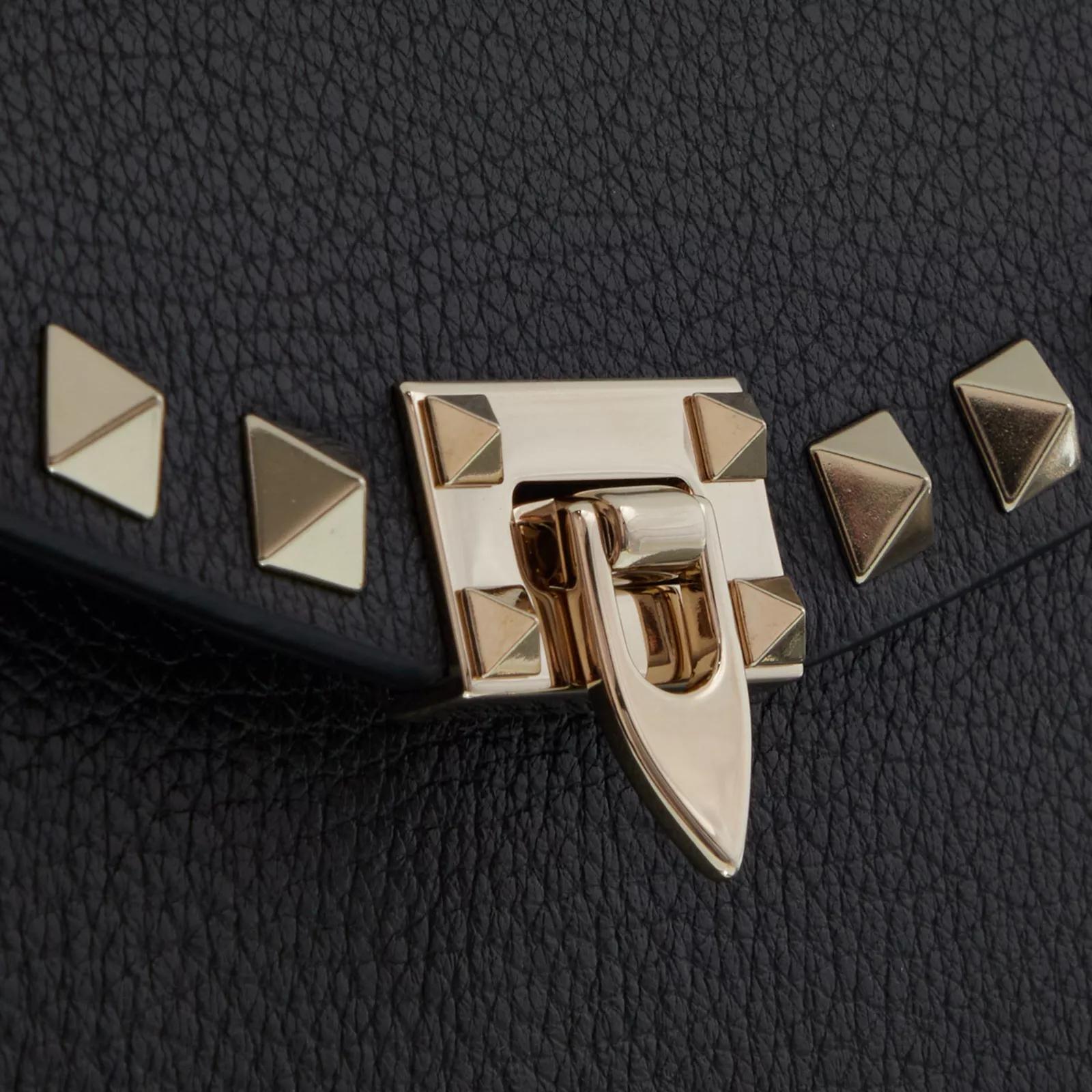 Valentino Garavani Crossbody bags Wallet On Chain Rockstud in zwart