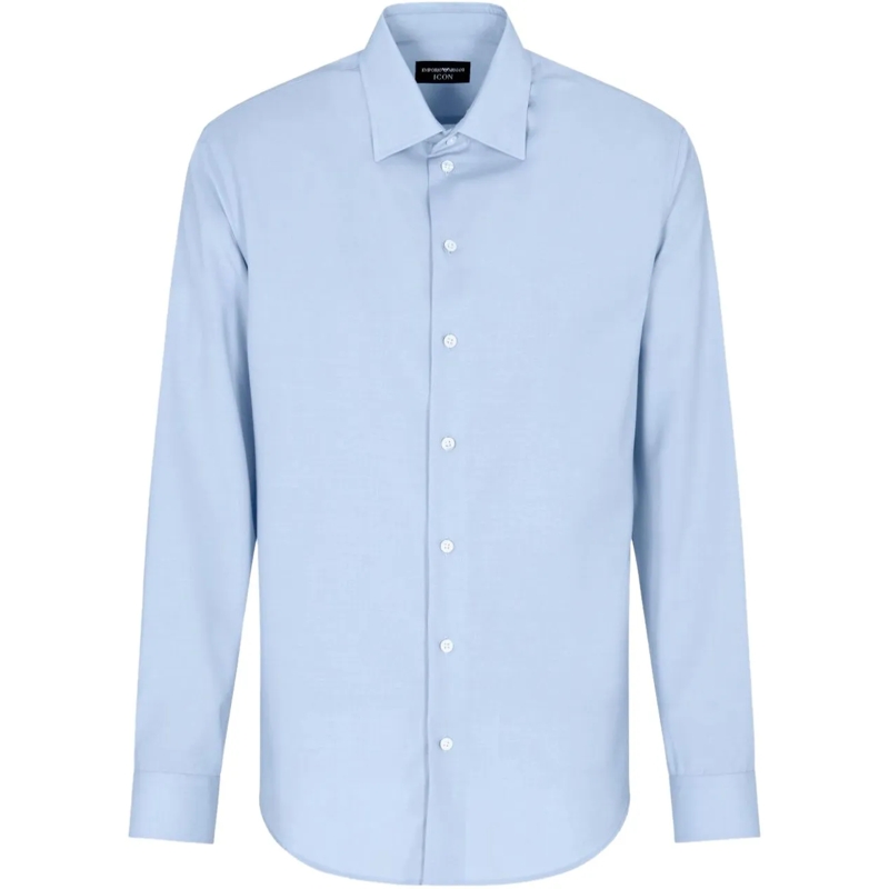 Emporio Armani Legeres Oberteil Shirts Blue blau