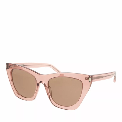 Saint Laurent SL 214 Kate-022 55 Woman Acetat Pink-Brown Sunglasses