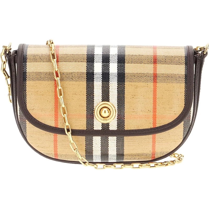 Burberry Schultertasche Burberry Printed leather crossbody bag mehrfarbig