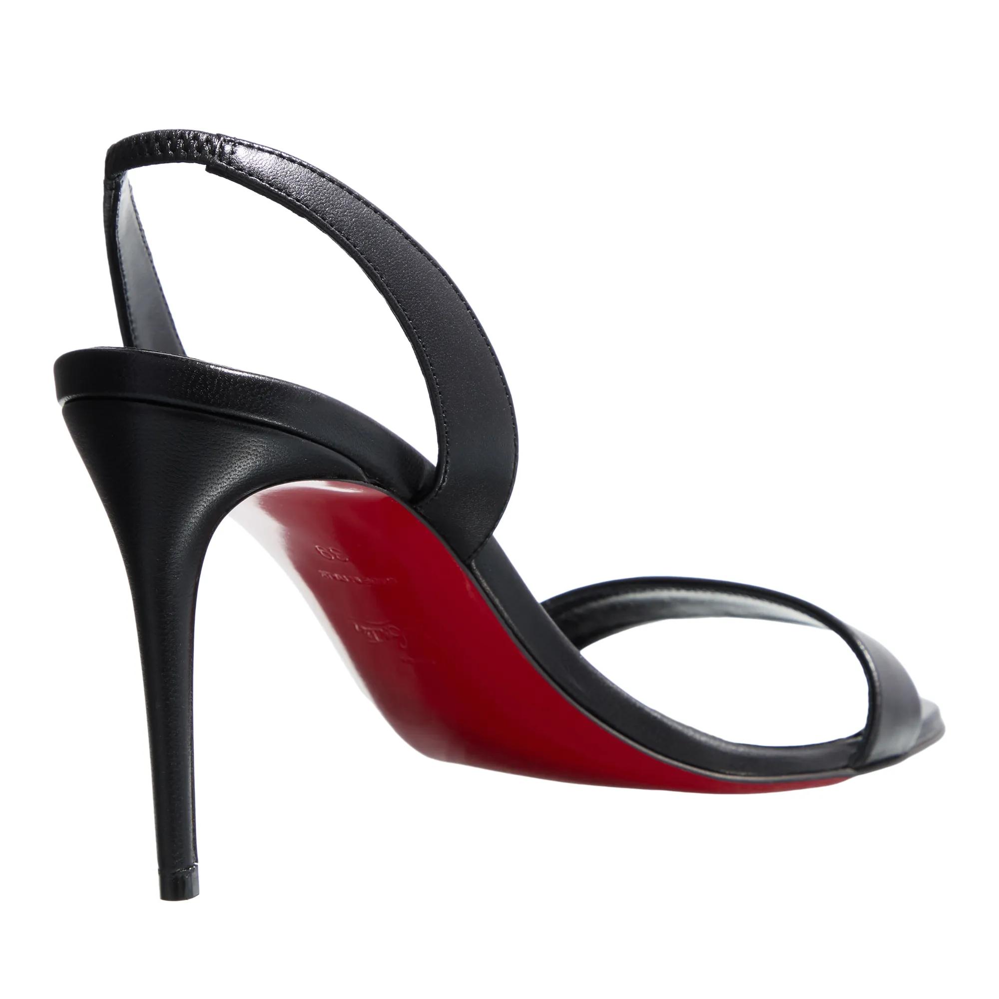 Christian Louboutin O Marylin 85 Nappa Lining Black Sandale