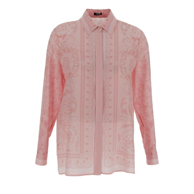 Versace Bluse Silk Shirt rose