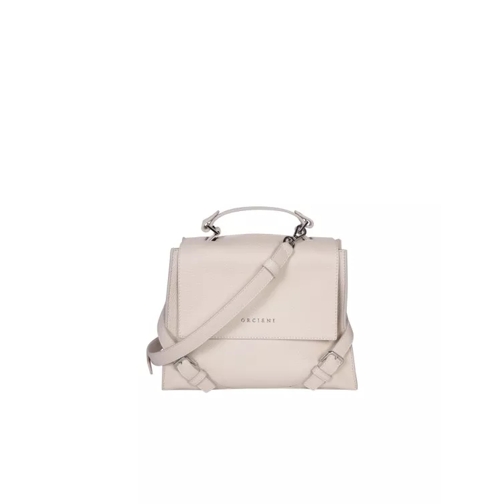 Orciani Shoulder Strap Leather Bag White Sac à bandoulière