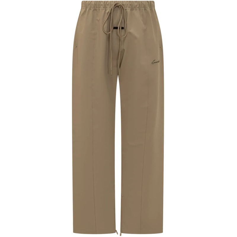 FEAR OF GOD  Pantaloni con Coulisse e Logo Frontale beige