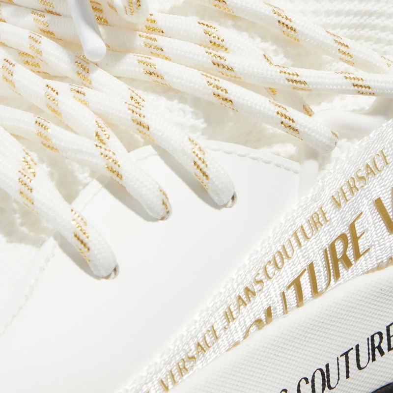 Versace Jeans Couture Slip-On-Sneaker Fondo Dynamic White/Gold(Image 3)