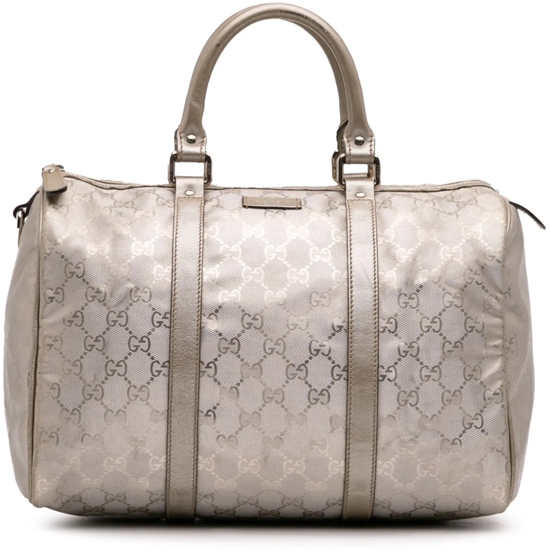 Gucci Fourre-tout Medium GG Imprime Joy Boston Bag gold