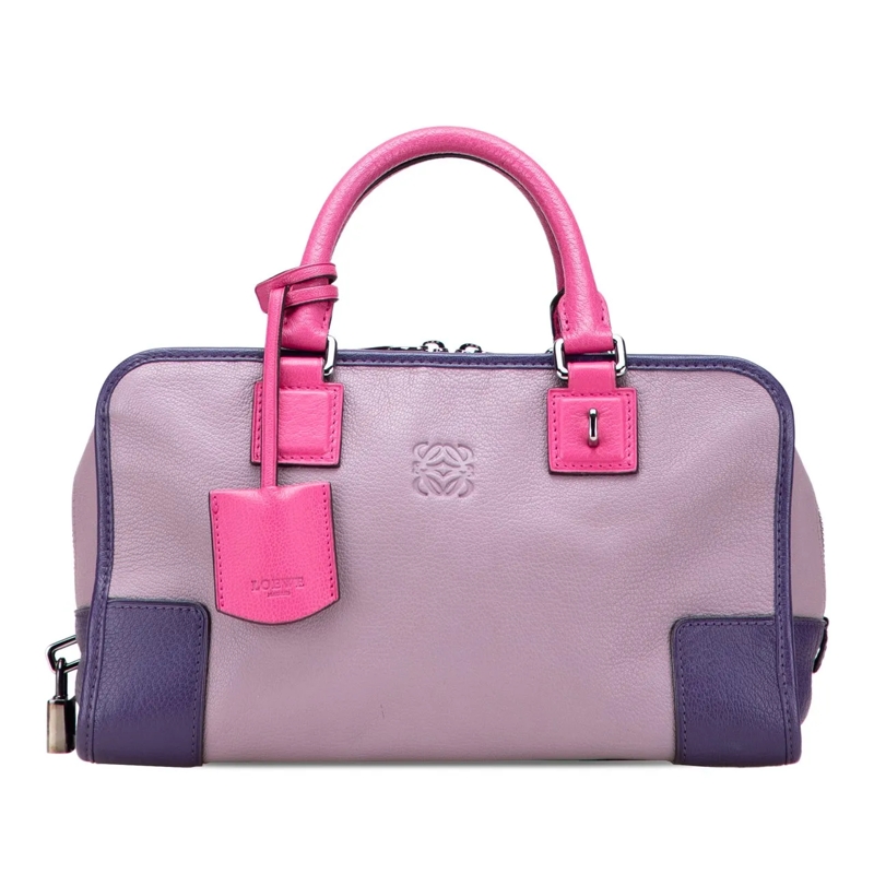 Loewe Fourre-tout Tricolor Goatskin Amazona 28 lila