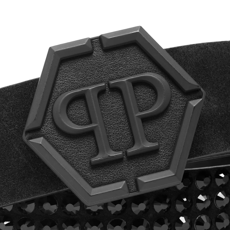 Philipp Plein Gürtel Gürtel Mit Schmucksteinen schwarz(Image 2)