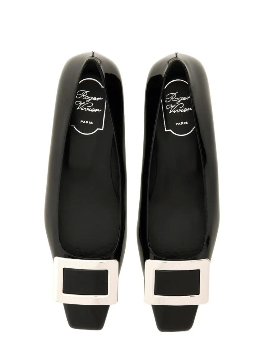 Thumbnail - Belle Vivier Dancer Flats - Gr. 38 (EU) - in Schwarz