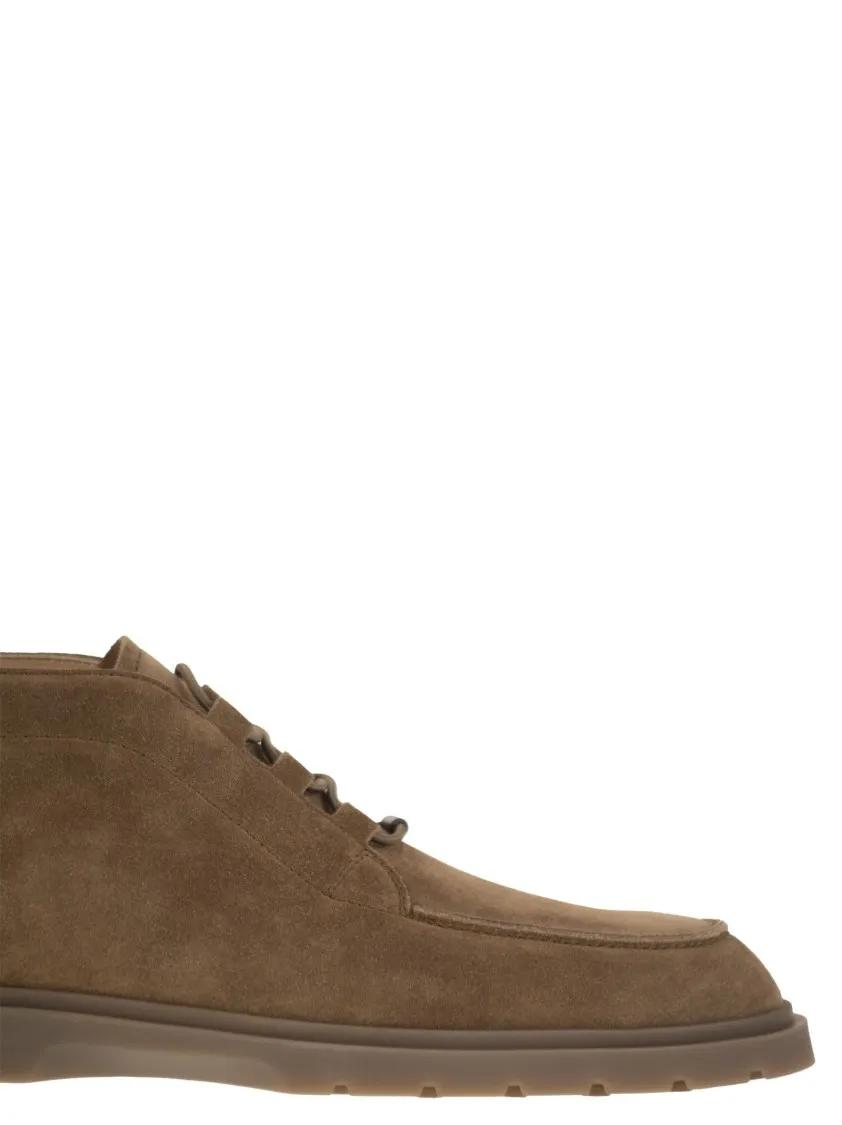 Thumbnail - Tod's Stiefel - Suede Ankle Boots - Gr. 6_5 - in Braun - für Damen