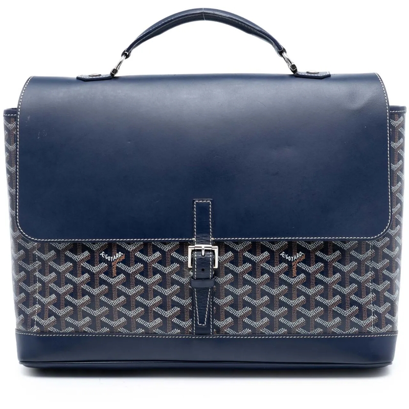 GOYARD Tote Goyardine Citadin PM blau
