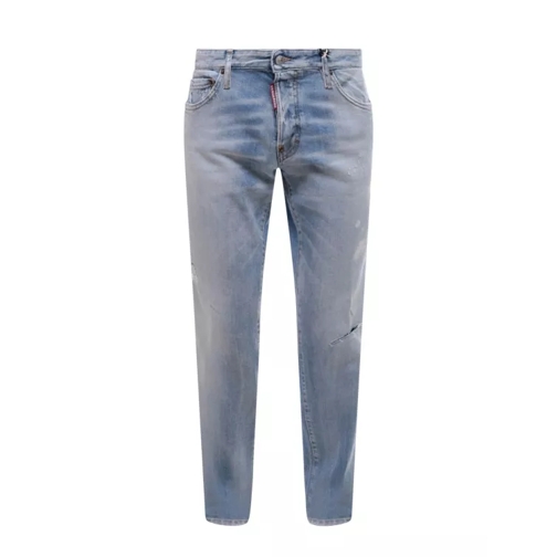 Dsquared2 Denim Jeans With Washed Out Effect Blue Jeans