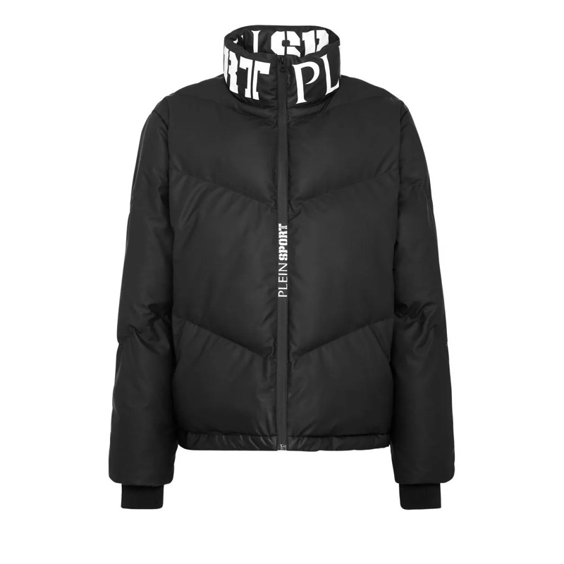 Plein Sport Daunenjacke Winterjacke Tiger schwarz