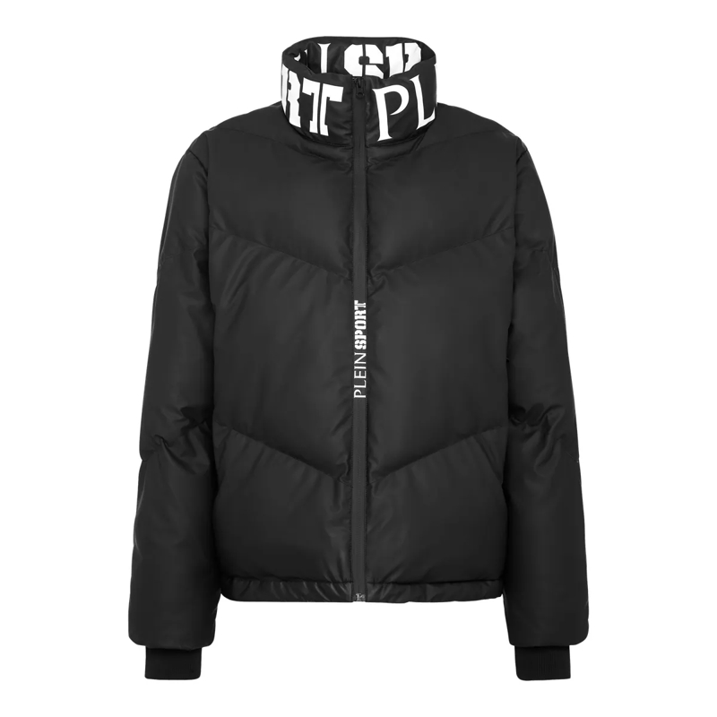 Plein Sport Daunenjacke Winterjacke Tiger schwarz