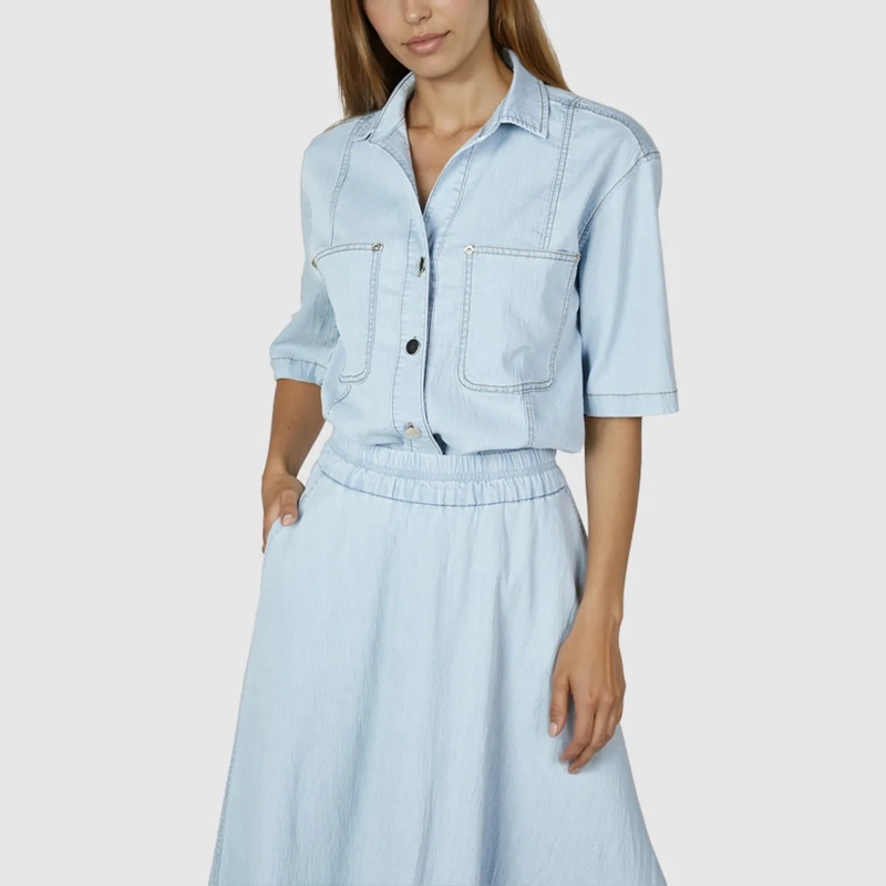 Marc Aurel Hemd Jeanshemd blau(Image 3)