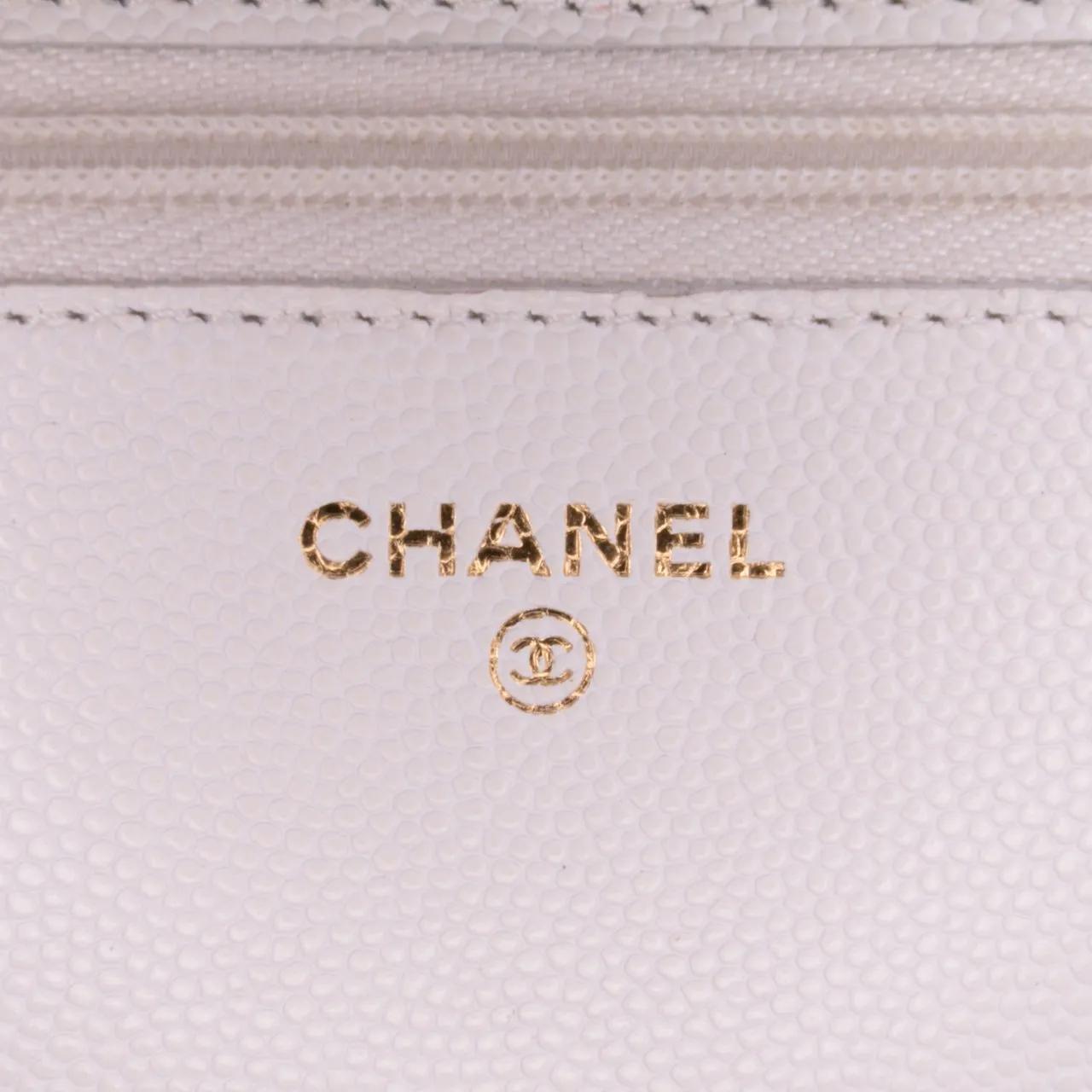 Thumbnail - Chanel Hobo Bags - CC Quilted Caviar Coco Casino Wallet on Chain - Gr. unisize - in Weiß - für Damen