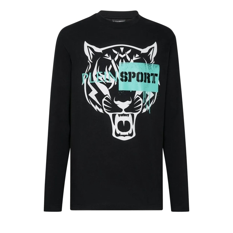 Plein Sport T-Shirt T-Shirt Tiger schwarz