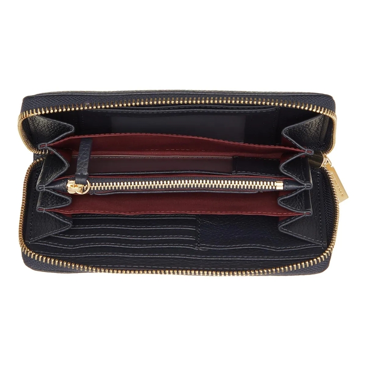 財布・小物その他 COCCINELLE Woman Wallet Blue E2MW511E701 B50 Coccinelle Metallic Soft Royal Blue | Zip-Around Wallet