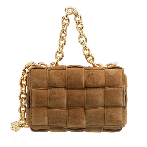 Bottega Veneta The Chain Cassete Shoulder Bag Acorn/Gold Crossbody Bag
