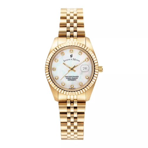 Jacques du Manoir Jacques du Manoir Inspiration Damenuhr JWL01203 Gold farbend Quartz Watch