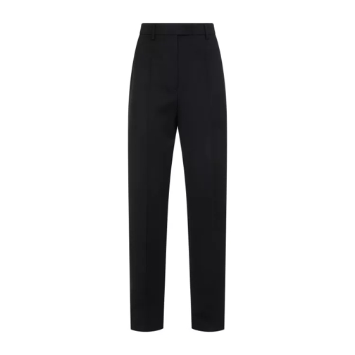 Prada  Black Wool Trousers Black