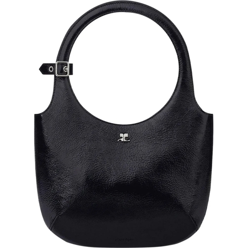 Courrèges Schoudertas Holy Leather Bag schwarz