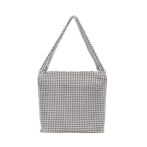 Paco Rabanne Cabas Shoulder Bag Silver Axelremsväska